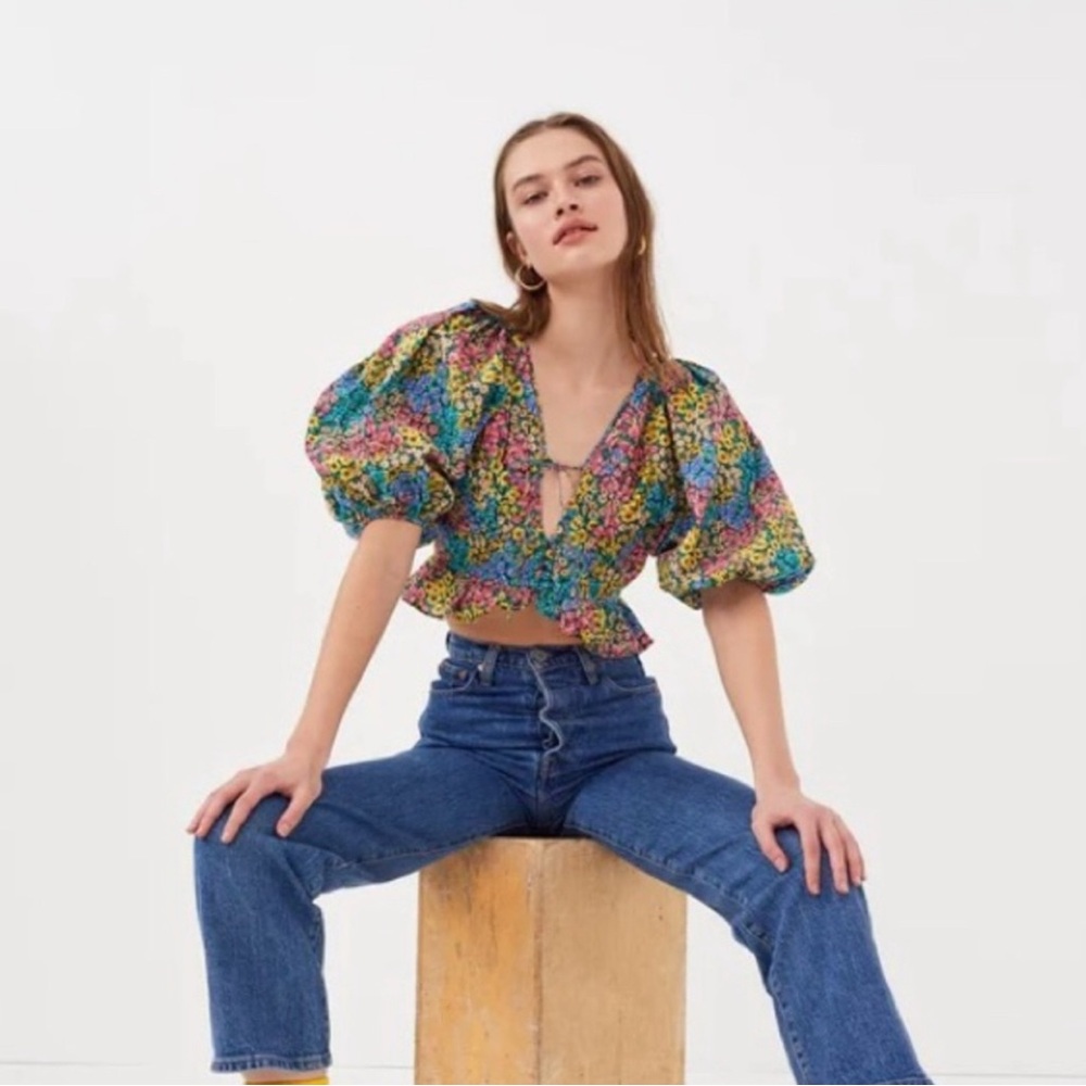 For Love and Lemons Ruth Crop Top